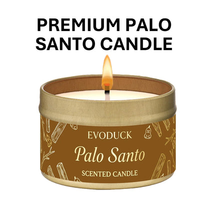 Premium Palo Santo Scented Candle – Energy Cleansing & Meditation Gift for Women