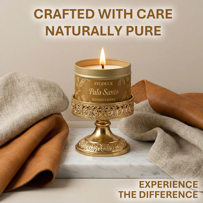 Premium Palo Santo Scented Candle – Energy Cleansing & Meditation Gift for Women
