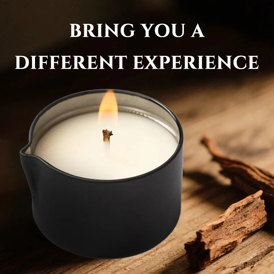 Relaxing Massage Oil Candle – Spa Essential for Stress Relief & Elegant Therapy Experience
