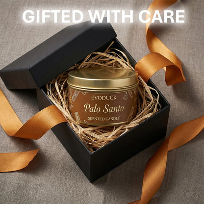 Premium Palo Santo Scented Candle – Energy Cleansing & Meditation Gift for Women
