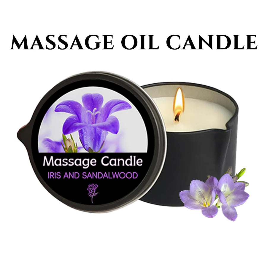 Relaxing Massage Oil Candle – Spa Essential for Stress Relief & Elegant Therapy Experience