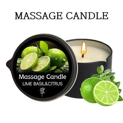 Relaxing Massage Oil Candle – Spa Essential for Stress Relief & Elegant Therapy Experience