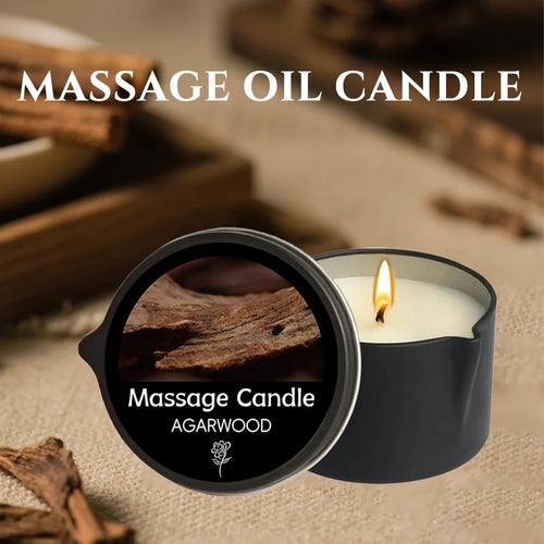 Relaxing Massage Oil Candle – Spa Essential for Stress Relief & Elegant Therapy Experience