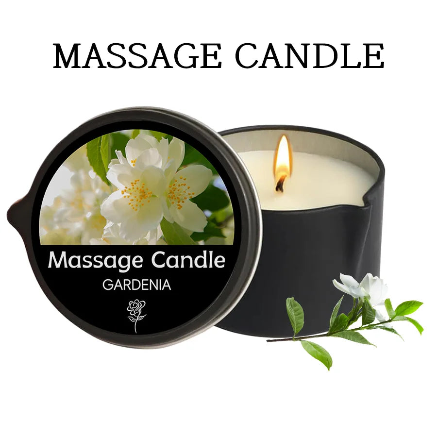 Relaxing Massage Oil Candle – Spa Essential for Stress Relief & Elegant Therapy Experience
