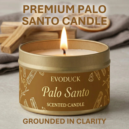 Premium Palo Santo Scented Candle – Energy Cleansing & Meditation Gift for Women